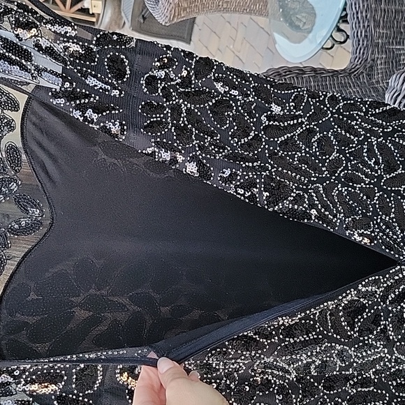 Beautiful Gatsby Style Sequin Formal Dress Womens Size - Picture 10 of 17